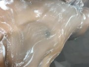 Rubbing soap on myself : shower preview