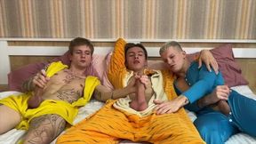 Twinks in Pajamas Anal Blowjob Fuckfest