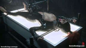 ”Black butt hooked on device bondage”