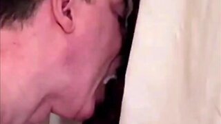 Massive caribbean stud gets a mouthful in interracial gloryhole encounter - big cock, bisexual fun!