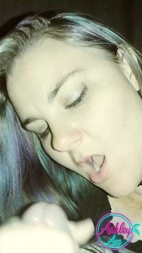 Ashley Ace loves the taste of cum