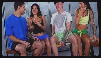 Gym Foursome Fantasy with Alice Thunder & Charlotte Mae