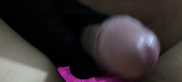 Indian wife uses hand gloves to masturbate husband and gets fucked in missionary, Shaved Indian pussy with shaved Husband