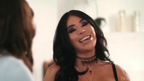 Trans Goth Fucks Stressed Homeowner