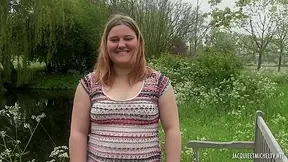 Manon, Legal-age, shy and BBW, get fucked in a threesome