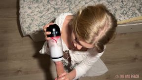 What's Better? Her Mouth or a Toy?