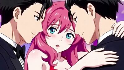 Step fantasy: Shy Beauty loses virginity in sensual group embrace with big dicks & creampies
