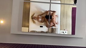 Fucking with Nela Decker in front of mirror