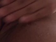 Yummy teen Latina playing with that juicy pussy POV