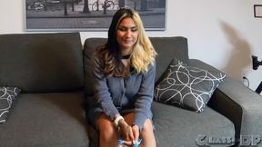 Latin Slut Aleksa Is Stripped and Fucked Raw on the Casting Couch