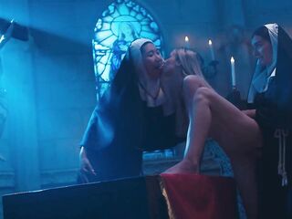 Corrupted Convent Riding - Kyoko, Nata Gold & Shelena Shemale hentai Sex