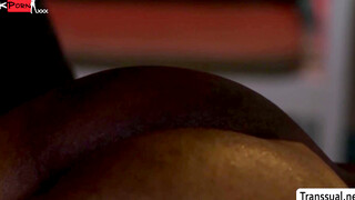 Big Ass Transgender Black MILF Gets Anal Massage And Hardcore Fuck