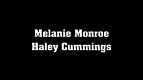 melanie monroe and haley cummings lesbian threesome blowjob