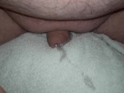 Chibby small dick pillow humping cum