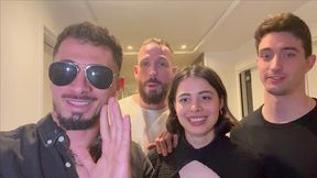 creampie after the party with the waitress