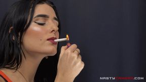 Gina - an avid exotic smoker (HD)