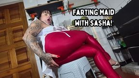 Farting Maid with Sasha