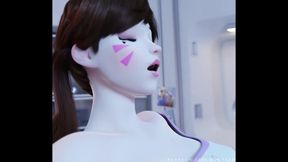 D va rides and gets pounded in cowgirl pose