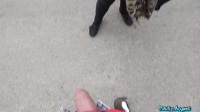 Public Agent - Her Big Boobs BOUNCE and CLAP as she Rides me Reverse Cowgirl