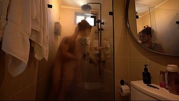 MY ROOMMATE COMES INTO THE BATHROOM AND FUCKS ME