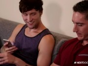 NextDoor Str8 Friend Double Teamed by Gay Roomies