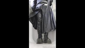 Jax's Leathered Up Outfit and Knee High Doc Martens WetlookShower