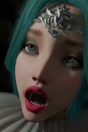 Futa Orc Fucks Hard Fairy in the Forest - Blowjob, Deepthroat &amp; Anal