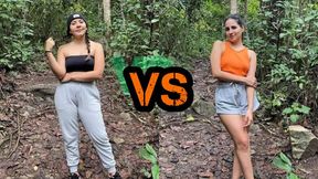 Pantsing vs wedgie in forest