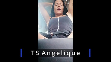 Hot striptease in a car