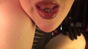 (hd) Mistress Spits Up a Tasty Cocktail of Delicious Saliva
