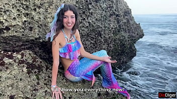 I met a beautiful mermaid on an island and gave her legs so that...