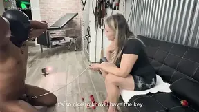Slave Eats Dessert Stepped on the Floor