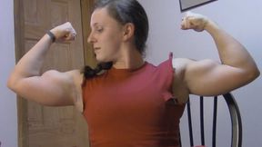 Muscular College Girl