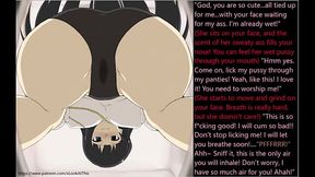 Hentai Facesitting/Farting/Feet Femdom (Captions)