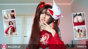 Sunako K Fucked And Facialized In Sexy Kimono Cosplay