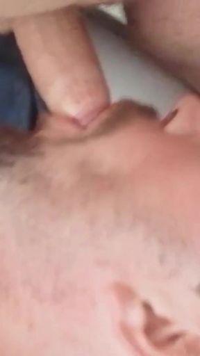 Emotional moment from "Hot blowjob"