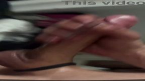 Handsome solo guy with enormous rod shows off his massive meat rod