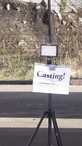 German Scout - No Condom Anal Sex at Pick up Casting for Black Girl Vicky Menage