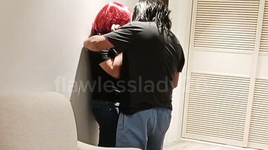 Donna a single mom caught in wild pussy rush