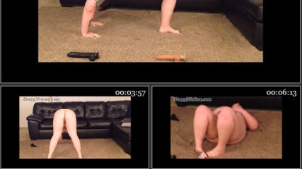 Chubby Teen does Naked Yoga