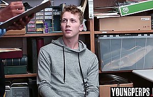 Straight virgin boy gets detained and fucked by Officer