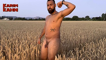 ARAB MASTER KARIM HAS A MASSIVE CUM FOUNTAIN FOR YOU