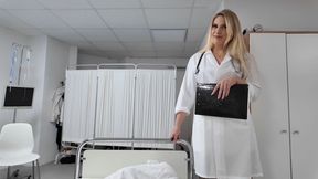 Sick? My ass! He fucks me like a man possessed in the treatment room!