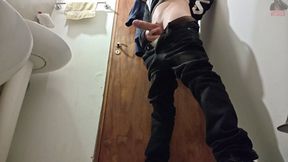 At this point, If I'm going into work's bathroom to jerk-off, I just except your tiny ass to be there, watching...
