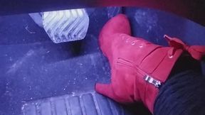 Short revving in my red boots