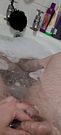 ChubbyLad4U chasing pleasure in the bathtub