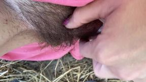 My hairy pussy and big clit