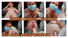 DIAPER CHANGE - BLOWJOB - IMPREGNATION