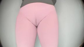 Cameltoe Girl Pisses Herself Soaked Leggings Pee Disaster