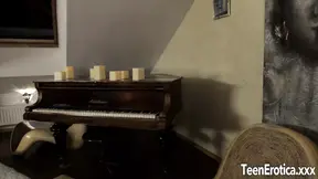 Teen Girl Gags on Hard Cock Before Riding Him to Orgasm